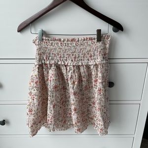 Women's White Floral Skirt from Rails